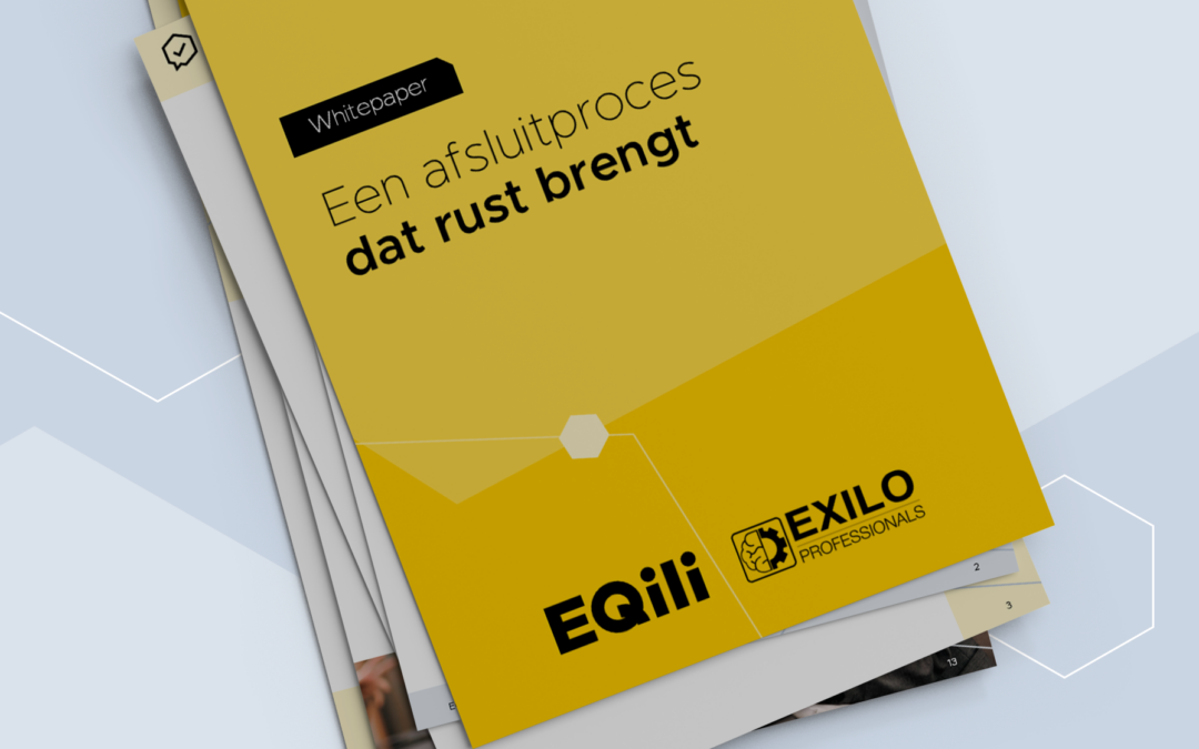 Een afsluitproces dat rust brengt